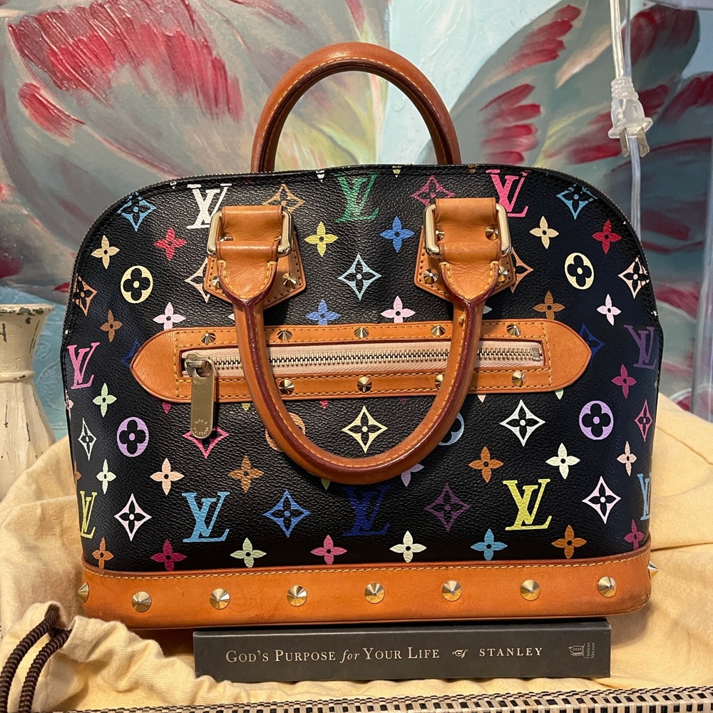 SOLD Authentic Louis Vuitton Black Multi Alma Ltd